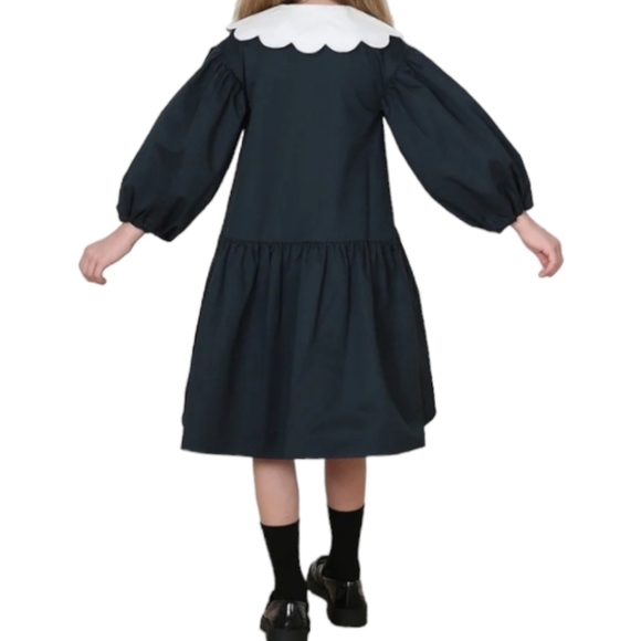 Aisabobo Canada Girl's Selena Dress Black and White Size 12 - Picture 3 of 11